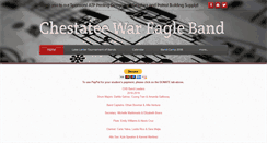 Desktop Screenshot of chswareagleband.com
